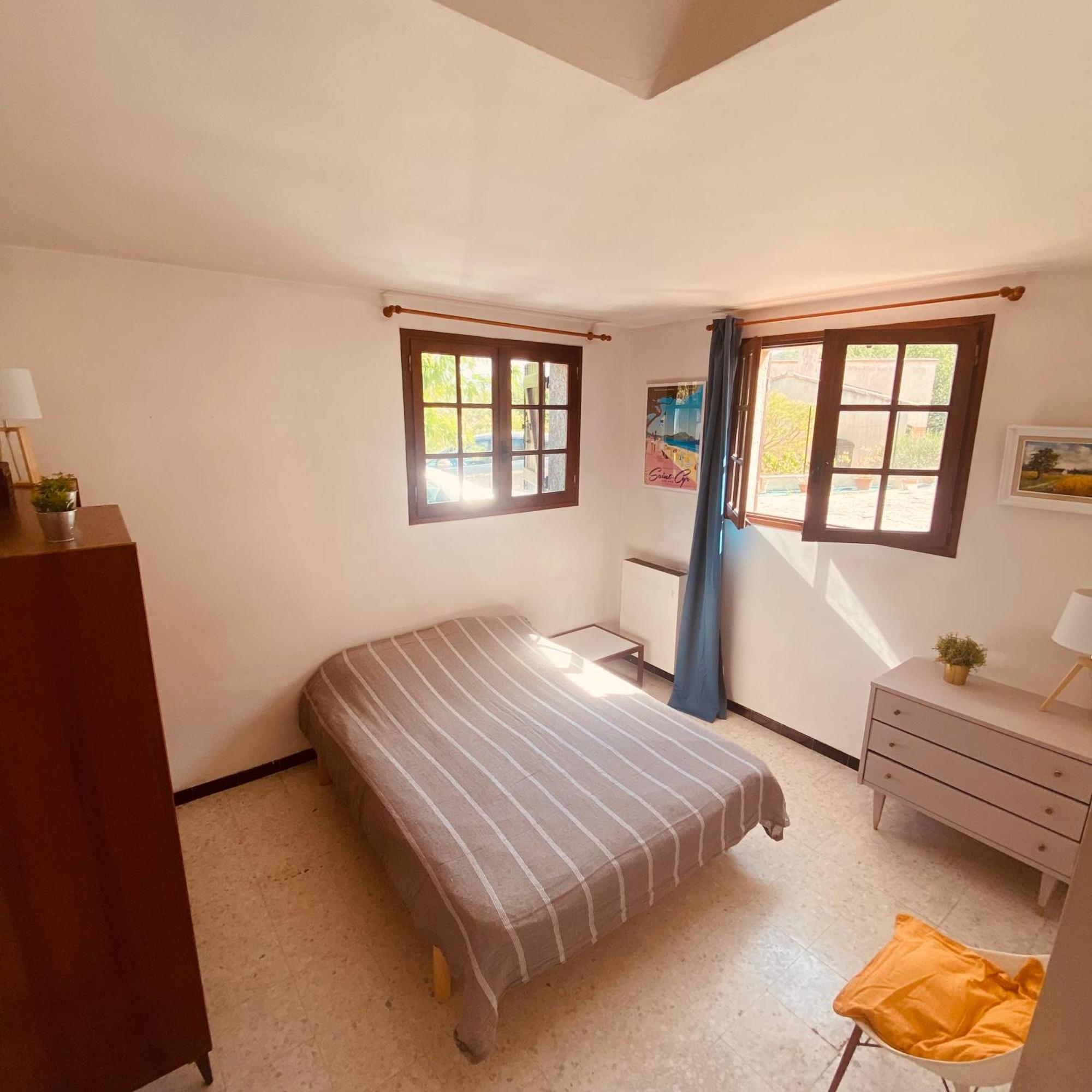 Villa La Louette, 100M Centre-Village, Piscine H-Sol, Proche Mer Saint-Cyr-sur-Mer Ngoại thất bức ảnh